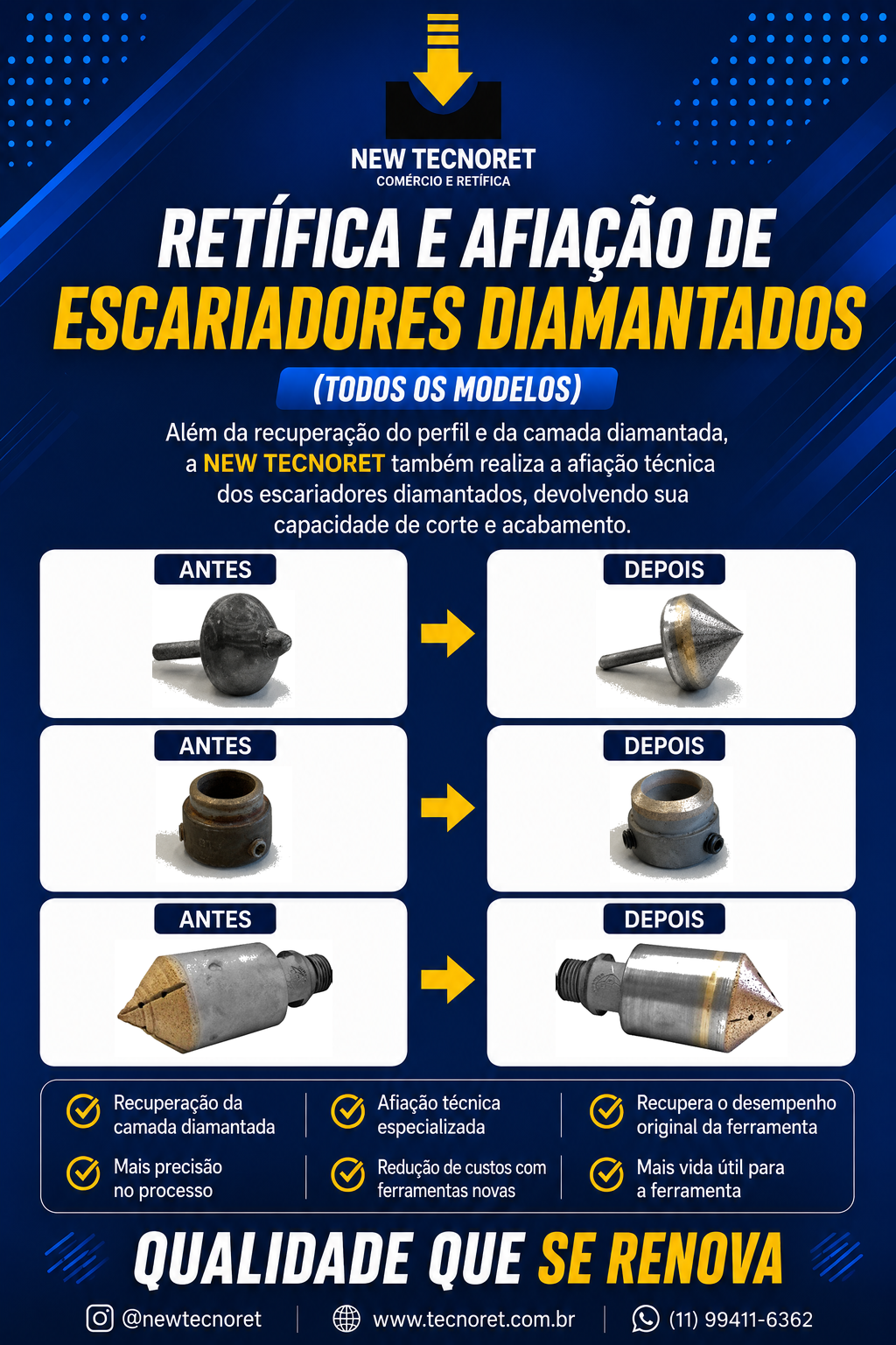 Escariadores diamantados